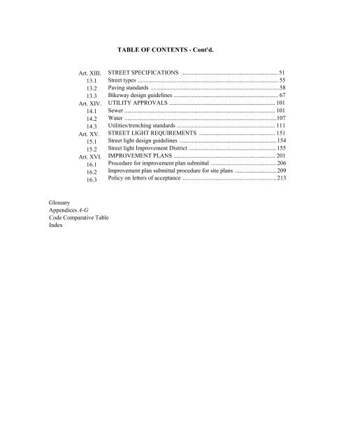 Unified Land Development Code - Town of Gilbert