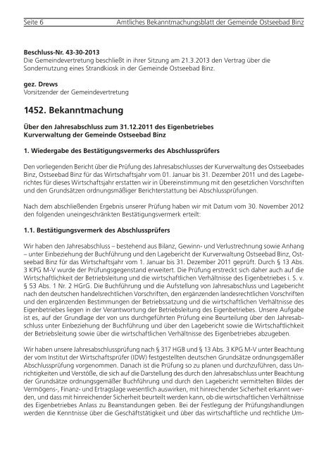 Nr. 3 vom 15. April 2013 - Gemeinde Binz