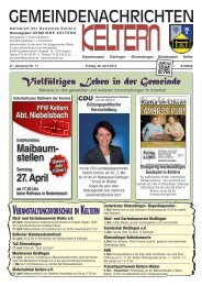 Herunterladen - Gemeindenachrichten Keltern