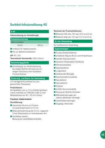 Sorbitol-Infusionslösung 40 - Meine Gesundheitsapotheke