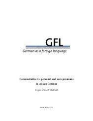 Demonstrative vs. personal and zero pronouns in ... - GFL-Journal