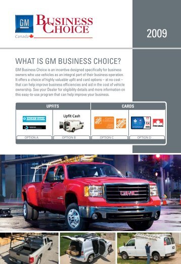 What is GM Business ChoiCe? - GM Canada