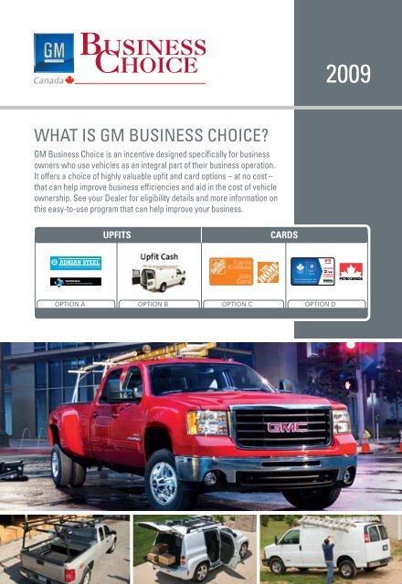 What is GM Business ChoiCe? - GM Canada