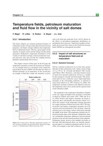 Temperature fields, petroleum maturation and fluid flow in the ...