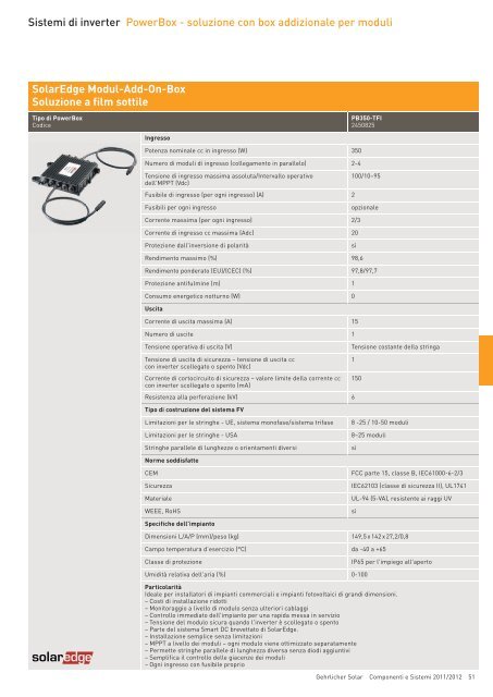 Componenti e Sistemi 2011/2012 - Gehrlicher Solar