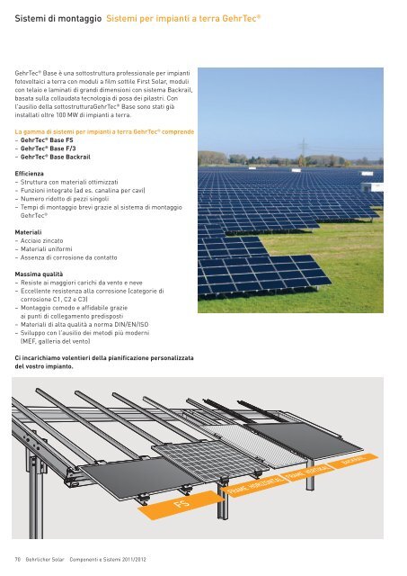Componenti e Sistemi 2011/2012 - Gehrlicher Solar