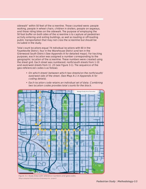 Pedestrian Count Study - Downtown Raleigh Alliance