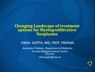 Changing Landscape of treatment options for Myeloproliferative Neoplasms