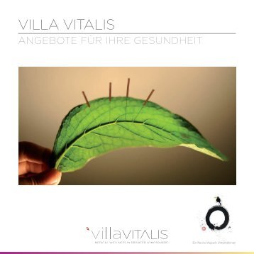 Download "Angebote für Ihre Gesundheit" - Villa Vitalis