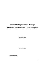 Women Entrepreneurs in Turkey - Cawtar clearing house on gender
