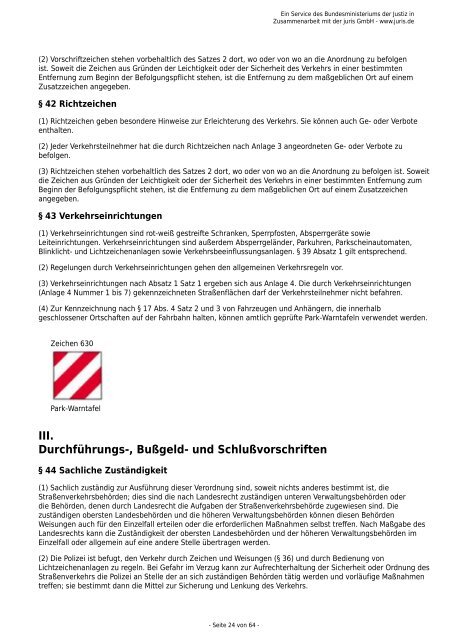 StVO (PDF) - stvo.de