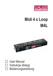 Midi 4 x Loop M4L - G LAB