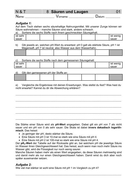 N &amp; T 8 Säuren und Laugen 01 - Gegenschatz.net