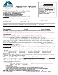 Application for Admission - Georgia Northwestern Technical College