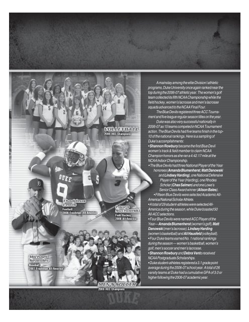 Full page fax print - Duke University Athletics