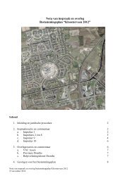 Bijlage 5 Nota van Inspraak en overleg Kloosterveen 2012 - GISnet