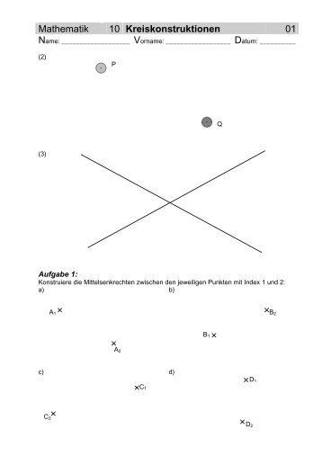 Mathematik 10 Kreiskonstruktionen 01 - Gegenschatz.net