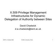 X.509 Privilege Management Infrastructures for Dynamic Delegation ...