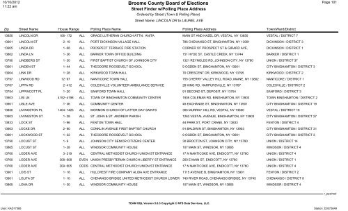 2013 district finder - Broome County