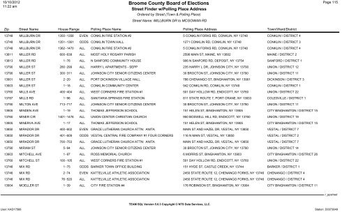 2013 district finder - Broome County