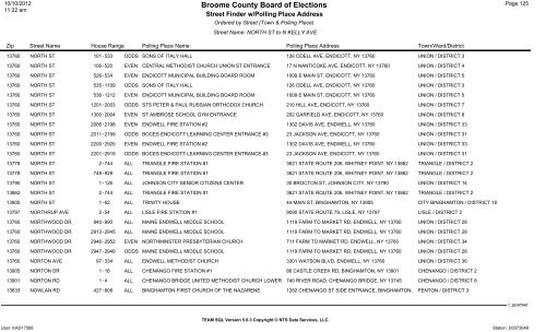 2013 district finder - Broome County