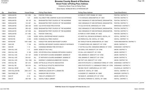 2013 district finder - Broome County