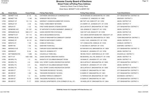 2013 district finder - Broome County