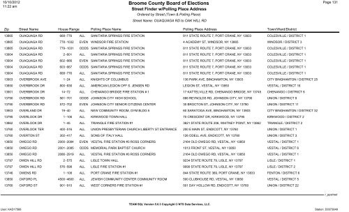 2013 district finder - Broome County