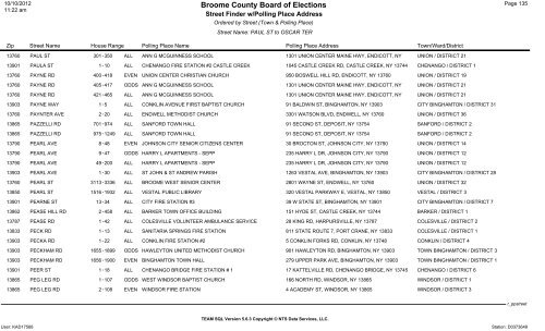 2013 district finder - Broome County