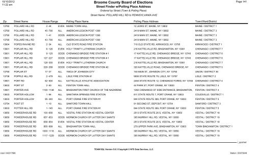 2013 district finder - Broome County