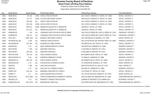 2013 district finder - Broome County