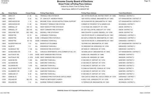 2013 district finder - Broome County