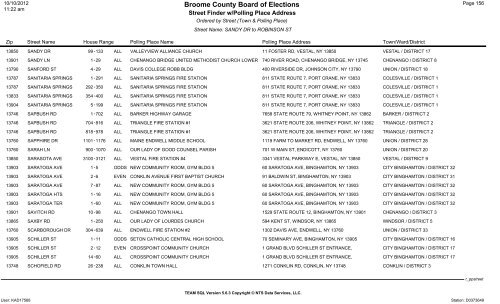 2013 district finder - Broome County