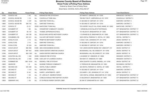 2013 district finder - Broome County