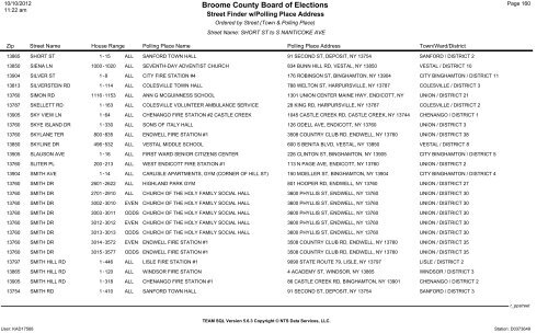 2013 district finder - Broome County