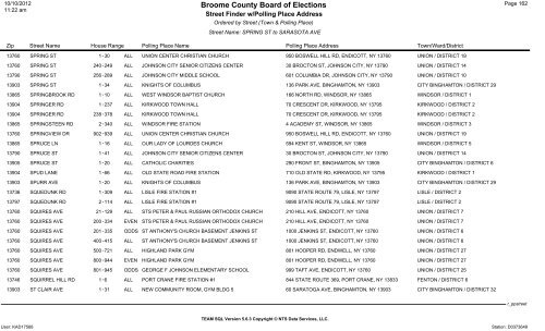 2013 district finder - Broome County