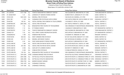 2013 district finder - Broome County