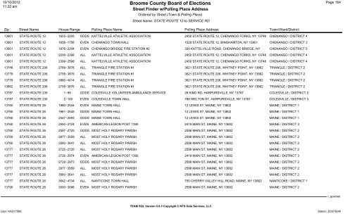 2013 district finder - Broome County