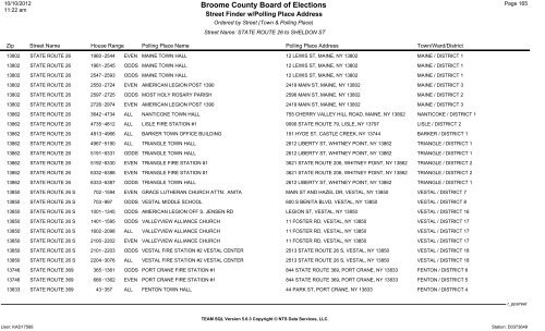 2013 district finder - Broome County