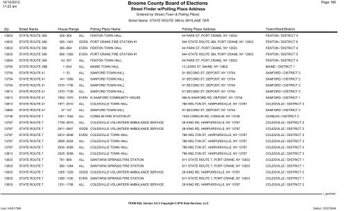 2013 district finder - Broome County