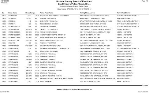 2013 district finder - Broome County