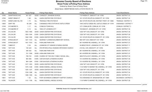 2013 district finder - Broome County