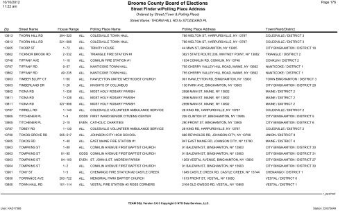 2013 district finder - Broome County