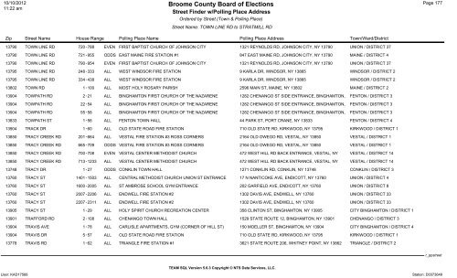 2013 district finder - Broome County