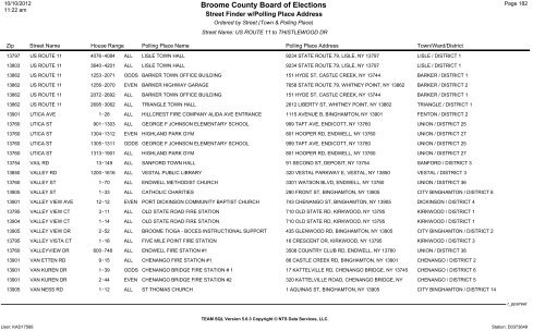 2013 district finder - Broome County