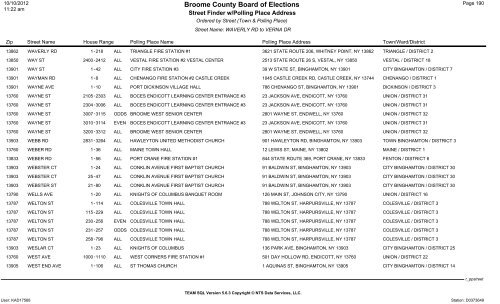 2013 district finder - Broome County