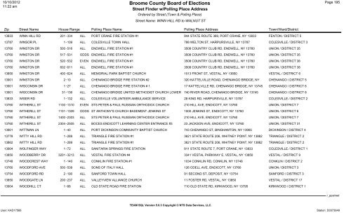 2013 district finder - Broome County