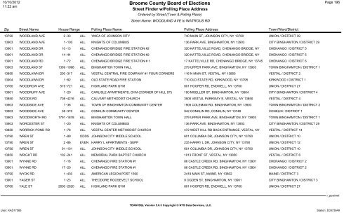 2013 district finder - Broome County