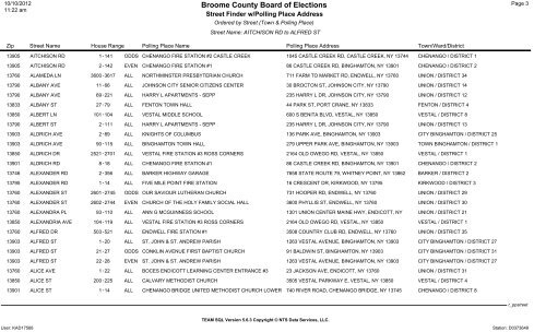 2013 district finder - Broome County