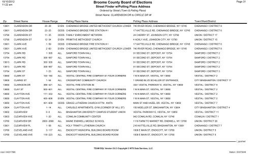 2013 district finder - Broome County